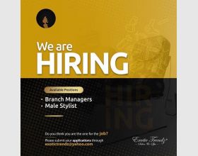 .Job Vacancy for branch managers.