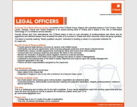 .Job Vacancy for Legal Officers.