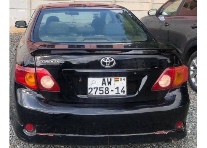 2010 Model Toyota Corolla Sports