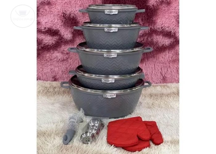 5set Original Dessini. Non-stick Cookware