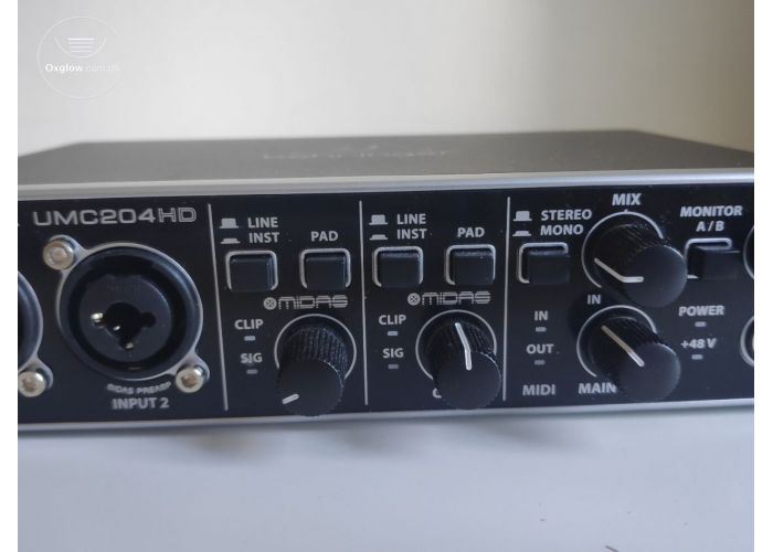 Behringer U-Phoria UMC204HD USB Audio Interface