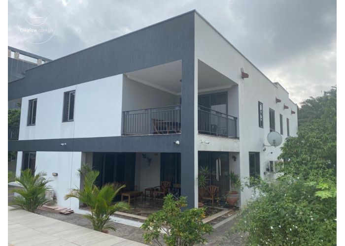 EXECUTIVE 8 MASTER BEDROOM STOREY+ POOL HOUSE ON 2 PLOTS AT AIRPORT RESIDENTIAL AREA (OFFICE / RESIDENTIAL)ACCRA