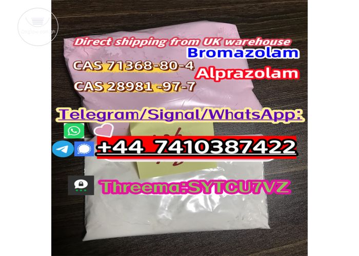 Factory sales CAS 71368-80-4 Bromazolam CAS 28981 -97-7 Alprazolam  Telegarm/Signal/ WhatsApp: +44 7410387422