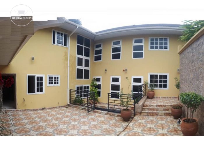 FREEHOLD TITLED EXECUTIVE 6 MASTER BEDROOM STOREY HOUSE+ POOL ON 2 PLOTS AT ABURI