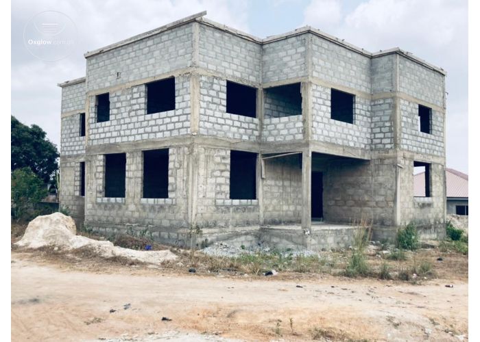 REGISTERED 5 MASTER BEDROOM STOREY HOUSE AT KASOA