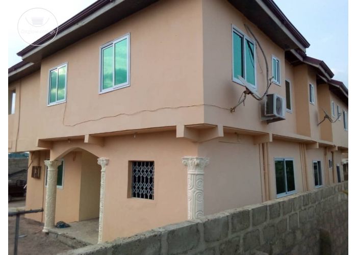 REGISTERED 7 UNITS CHAMBER & HALL SELF CONTAIN STOREY HOUSE AT KASOA