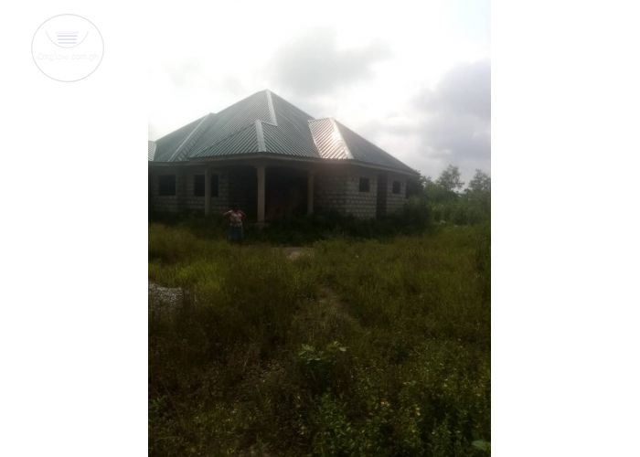 REGISTERED & ROOFED 4 MASTER BEDROOM HOUSE AT AMASAMAN