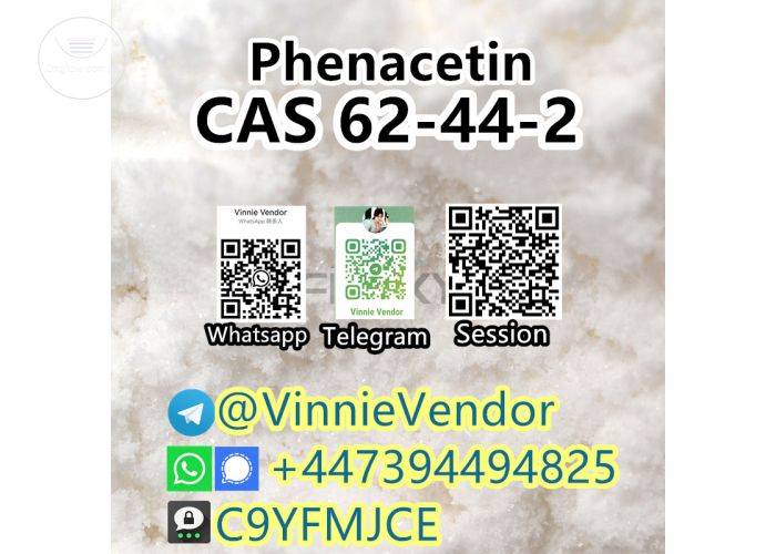 Tele@VinnieVendor 99.9% Purity Phenacetin CAS 62-44-2 with High Purity from China Factory