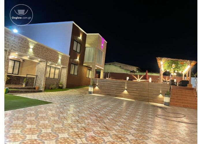 TITLED & FURNISHED 4 MASTER BRM STOREY WITH SWIMMING POOL AT GBAWE