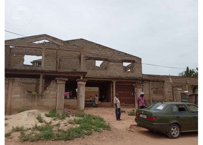 TITLED & UNROOFED 8 BEDROOM STOREY HOUSE AT GBAWE ACCRA