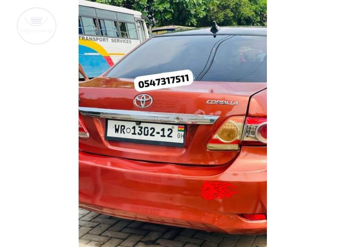 Toyota Corolla S 2012 model