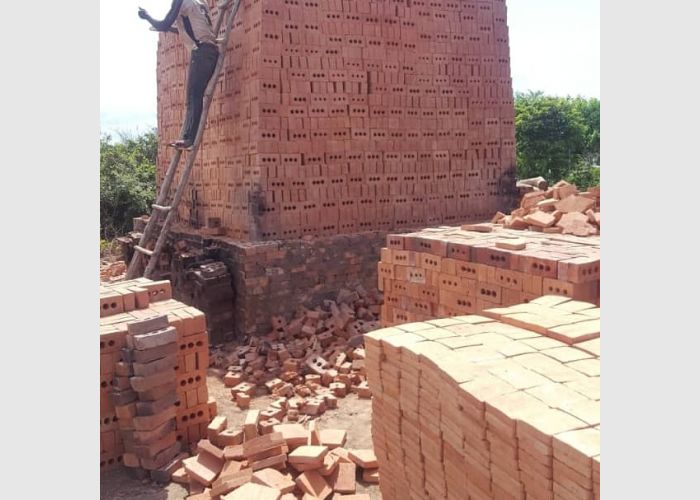 Burnt bricks and tiles