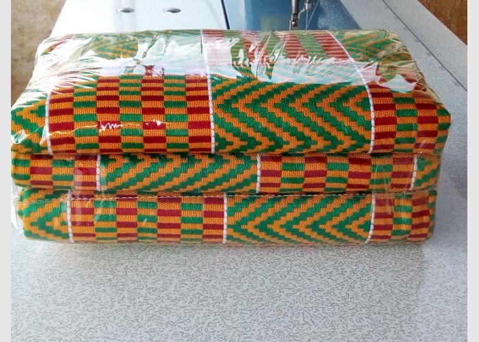 Yellow Kente Cloth new