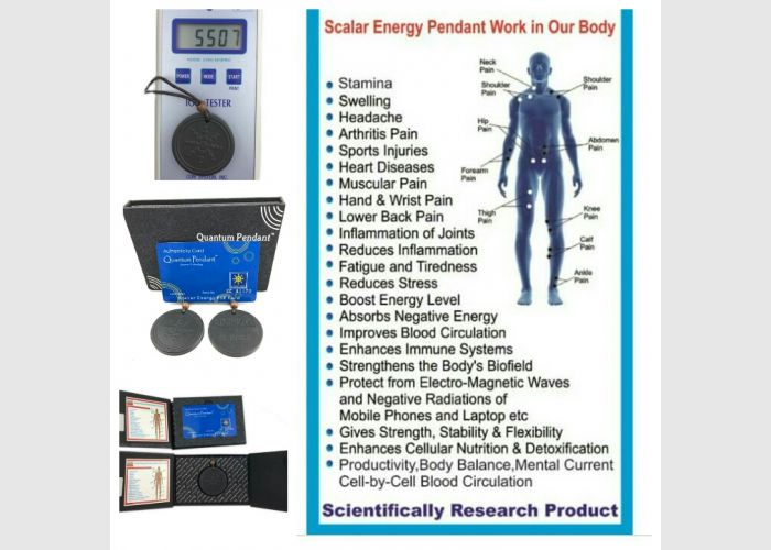 Alkaline Energy Flask & Quantum Energy Pendant
