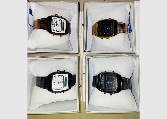 Casio digital and analog watch