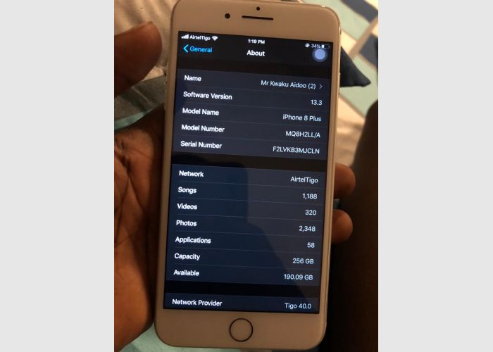  iPhone 8 plus for sale