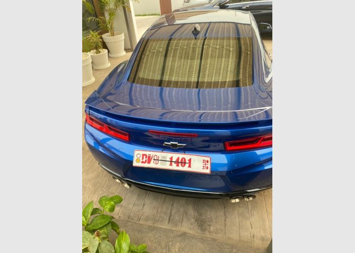 Chevrolet Camaro Unregistered DV Plate