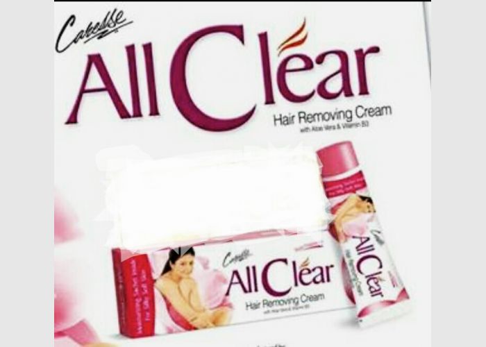 All clear hair removal cream