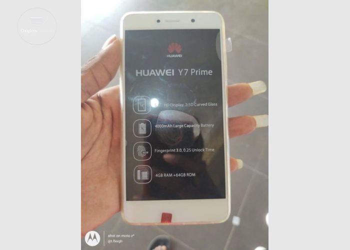 Slightly Used Huawei Y7 For Sale