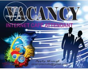  Internet Cafe Attendant/Secretary