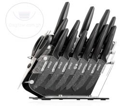 17 pieces set of knives