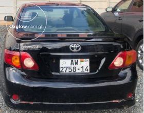 2010 Model Toyota Corolla Sports