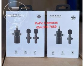 3 in 1 cordless 2.4GHz lavalier professional microphone 