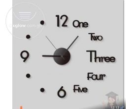 3D wall clock