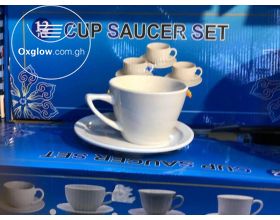 6pcs Cups and 6pcs Saucers