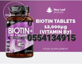 Biotin With Zinc & Selenium 12,000mcg - UK Sourced