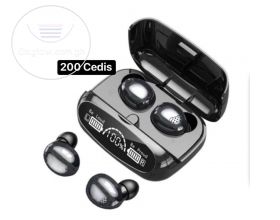 Bluetooth earphone with PowerBank M32 Black
