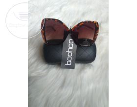 Boohoo Tortoiseshell Oversized Faded Sunglasses