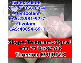 Bromazolam CAS:71368-80-4 Alprazolam CAS:28981-97-7 Etizolam  CAS:40054-69-1 Skype/Telegram/Signal: +44 7410387508 Threema:E9PJRP2X