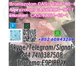 Bromazolam CAS:71368-80-4 Alprazolam CAS:28981-97-7 Etizolam  CAS:40054-69-1 Skype/Telegram/Signal: +44 7410387508 Threema:E9PJRP2X
