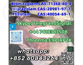 Bromazolam CAS:71368-80-4 Alprazolam CAS:28981-97-7 Etizolam  CAS:40054-69-1 Skype/Telegram/Signal: +44 7410387508 Threema:E9PJRP2X