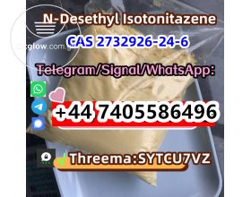 CAS 2732926-24-6 N-Desethyl Isotonitazene Telegarm/Signal/skype: +44 7405586496
