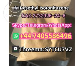 CAS 2732926-24-6 N-Desethyl Isotonitazene Telegarm/Signal/skype: +44 7405586496