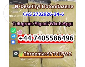 CAS 2732926-24-6 N-Desethyl Isotonitazene Telegarm/Signal/skype: +44 7405586496