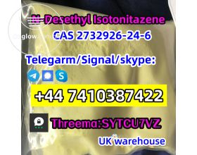 CAS 2732926-24-6 N-Desethyl Isotonitazene Telegarm/Signal/skype: +44 7410387422