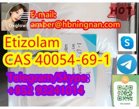 Etizolam CAS 40054-69-1 Factory price, high purity, high quality!