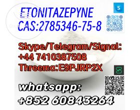 ETONITAZEPYNE  CAS:2785346-75-8  Skype/Telegram/Signal: +44 7410387508 Threema:E9PJRP2X