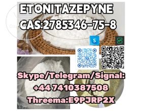 ETONITAZEPYNE  CAS:2785346-75-8  Skype/Telegram/Signal: +44 7410387508 Threema:E9PJRP2X