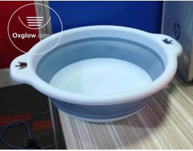 Foldable washing bowl