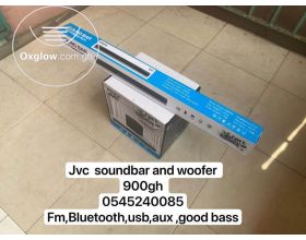 Jvc soundbar and woofer