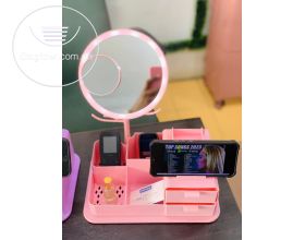 LED MakeUp Organizer With Mirror