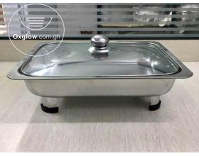 Mini Chaffing Dish / Serving Dish with Glass Cover