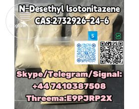 N-Desethyl lsotonitazene   CAS:2732926-24-6  Skype/Telegram/Signal: +44 7410387508 Threema:E9PJRP2X