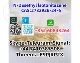 N-Desethyl lsotonitazene   CAS:2732926-24-6  Skype/Telegram/Signal: +44 7410387508 Threema:E9PJRP2X