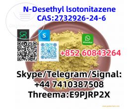 N-Desethyl lsotonitazene   CAS:2732926-24-6  Skype/Telegram/Signal: +44 7410387508 Threema:E9PJRP2X
