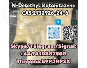 N-Desethyl lsotonitazene   CAS:2732926-24-6  Skype/Telegram/Signal: +44 7410387508 Threema:E9PJRP2X